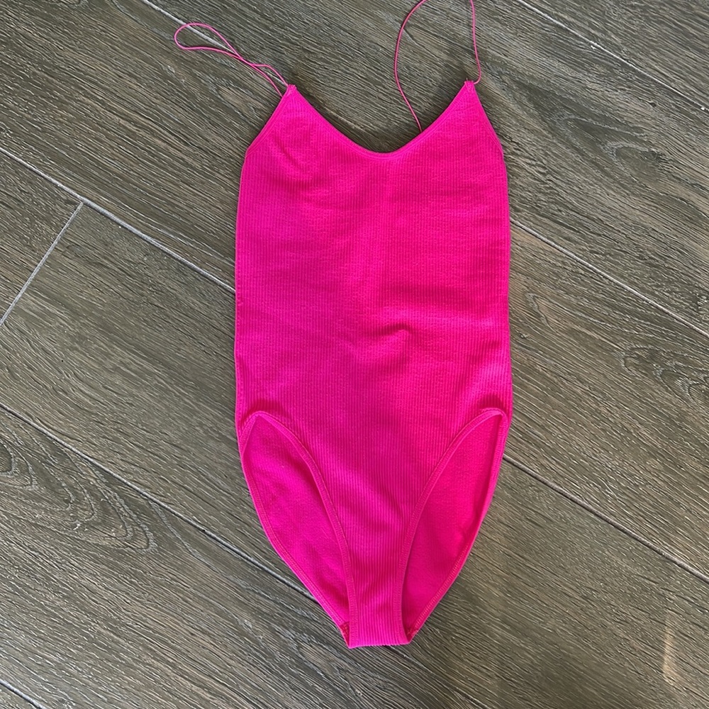 Barbiecore Urban Outfitters bodysuit